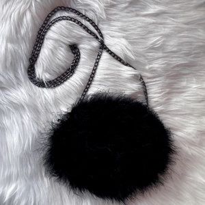 Topshop Turkey Feathered Bag